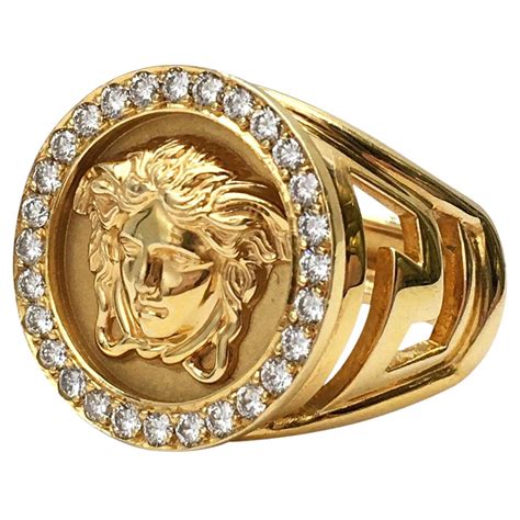 versace ring silver womens|versace gold rings for women.